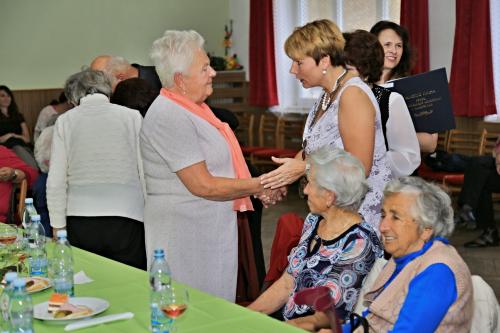 Setkání důchodců jubilantů 15.10.2016