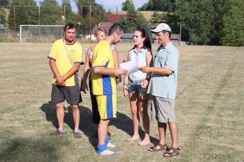 Fotbalový turnaj o pohár  starostky  obce 15.8.2015