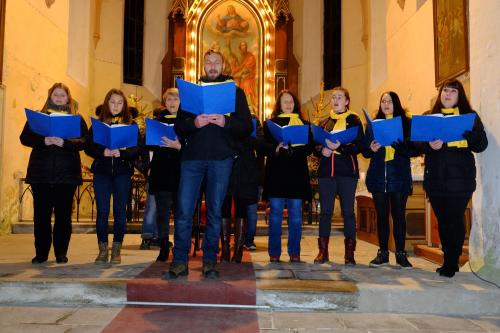 Zpívání vánočních koled v kostele sv. Petra a Pavla 23.12.2018